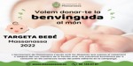 Benestar Social. S'inicia la convocatòria per a la Targeta Bebé Massanassa 2022